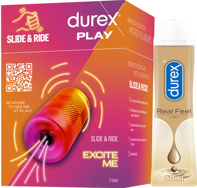 DUREX Slide and Ride Stroker & Real Feel Lube Combo Lubricant(762 g)