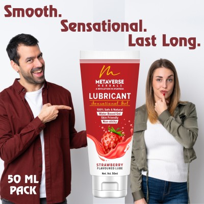 Metaverse Lubricant For Men & Women Strawberry Flavour infuses a fruity delight Strawberry Lubricant(50.18 ml)