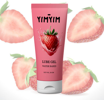 Yim Yim Strawberry Intimate Lube – Silky Smooth Pleasure Gel Lubricant(50 g)