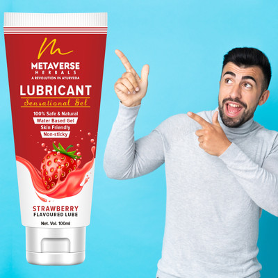 METAVERSE Divine Strawberry Touch Silky Lubricant for Unforgettable Nights Lubricant(100 ml)