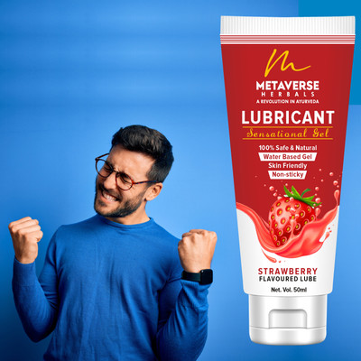 METAVERSE Strawberry Silken Touch Exquisitely Smooth Intimate Lubricant Lubricant(50 g)