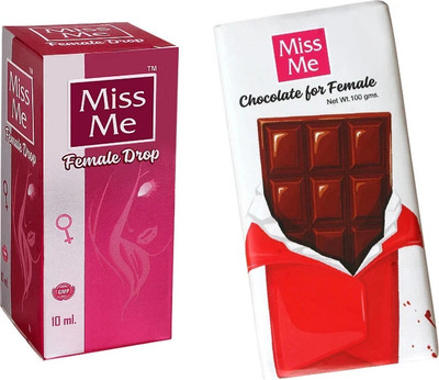 Miss Me Ayurvedic drop for female wellness 10 ml | Chocolate For Female Lubricant(10 ml)