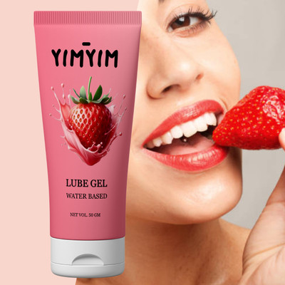 Yim Yim Juicy Strawberry Lube Gel for Friction-Free Intimate Touch Lubricant(50 g)
