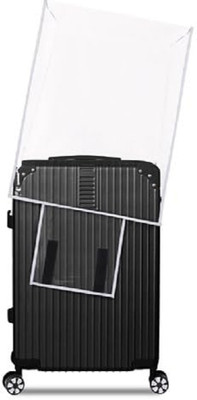 HANDCUFFS Suitcase PVC Transparent Luggage Trolley Waterproof Cover-28 inch Luggage Cover(28 Inch, Grey)