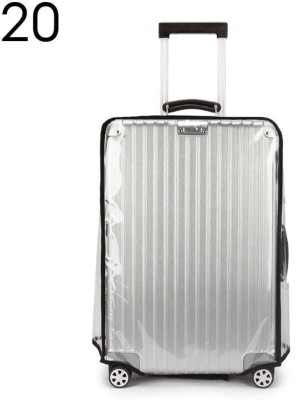 Jellyfish trolley cover Hard 20-inch transparent Cover for trolley bag suitcase protect dust waterproof Luggage Cover(18.5, transparent)