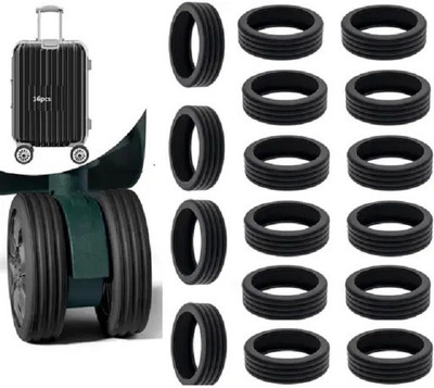 Vibgyor Products Luggage Wheel cover Luggage Wheel Cover 16PCS Trolley Wheel Cover Silicone Shock Absorption Luggage Cover(Medium, Multicolor) deal from flipkart Vibgyor Products Luggage Wheel cover Luggage Wheel Cover 16PCS Trolley Wheel Cover Silicone Shock Absorption Luggage Cover(Medium, Multicolor) deal from flipkart