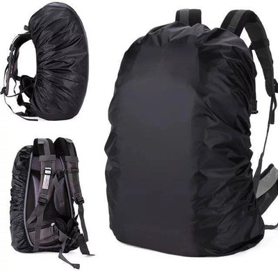 EUHOMI A641 Waterproof Rain & Dust Cover | Backpack Cover For Rain | A641 Luggage Cover(M, Black)