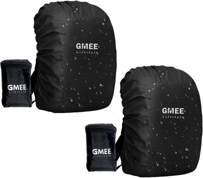 GMEE Waterproof Backpack Cover 30L to 40L Laptop bag RC-Pack-2 Luggage Cover(Pack of 2, Black)