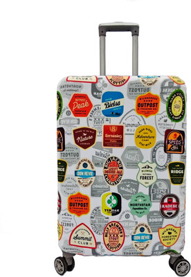 TRENDGROWW Northhstar Theme Northhstar Theme Trolley Bag Cover Luggage Cover(Medium, Multicolor)