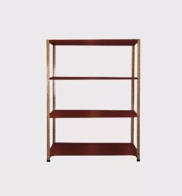 Premier Heavy-duty power Coating Rack size 12X36X71 4-Shelves Brown color Luggage Rack