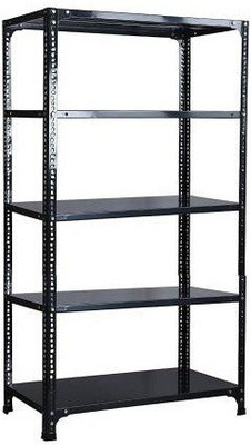 Spacious CRC Sheet Shelf Slotted Angle Rack,Gauge Angle 12X24X59-5 Shelf Luggage Rack