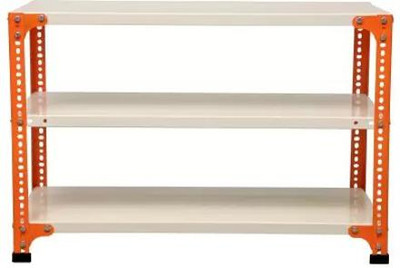 Premier Slotted Angle Rack CRC Sheet 3 Shelves 24 Gauge Multipurpose Storage -153624_ORG Luggage Rack