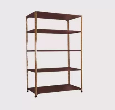 Premier Heavy-duty power Coating Rack size 18X36X73 5 Shelves Brown color Luggage Rack