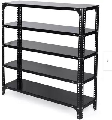 Aknoteek 5 Shelf Multipurpose Slotted Angle Rack, office rack, shoe rack Luggage Rack
