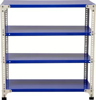 Premier Slotted Angle Rack CRC Sheet 4 Shelves 24Gauge Shelf Storage Multipurpose-183636 Luggage Rack