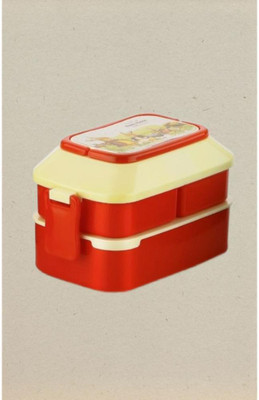SOHAM Lunchbox_3 container_Red_45 3 Containers Lunch Box(1200 ml)