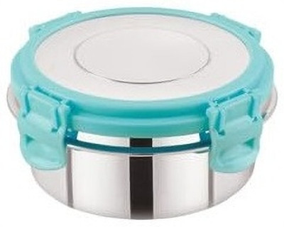 BLAL Lock & Lock Stainless Steel With Steel Lid Container 650Ml Blue 1 Containers Lunch Box(650 ml)