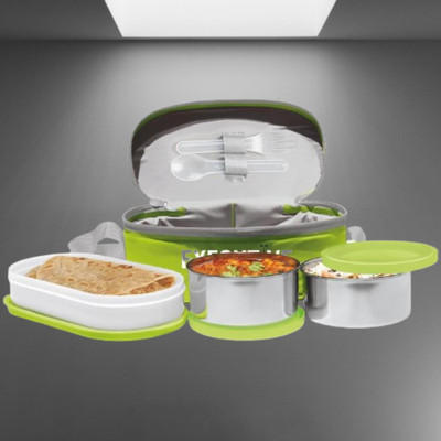 IDEAL PRIME SS2 LB_795 3 Containers Lunch Box(1000 ml, Thermoware)