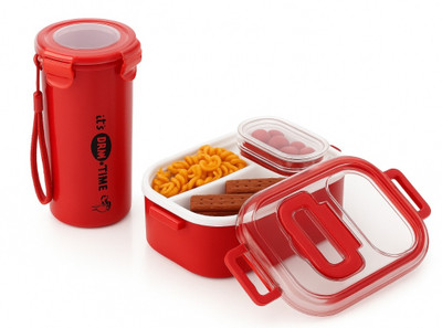 WELLWINGS Premium Lunch Box Set with Water Bottle 1 Containers Lunch Box(700 ml)
