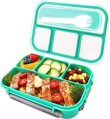 NARV Daily Use Tiffin Roti Sabzi Box Food Carry Box Tiffin Set Tiffin Dabba Roti Box 4 Containers Lunch Box(1300 ml)