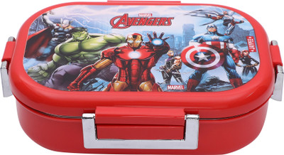 JAYPEE JPMISSTEELAVENGERSRED 2 Containers Lunch Box(500 ml)