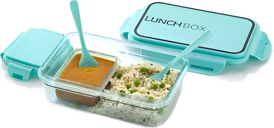 ZedZero Pet Unbreakable Lunch Box 2 Containers with for Office Use, School, Picnic 2 Containers Lunch Box(1000 ml, Thermoware)