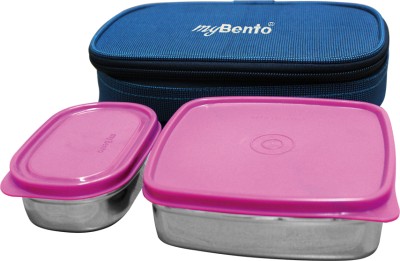 myBento SS Pride RGL Compact Lunch 2 Containers Lunch Box(700 ml)