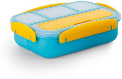 PBKN Lunch Organizer Reusable Box Unbreakable Multitype Use Tiffin Box Microwave Safe 4 Containers Lunch Box(1300 ml)