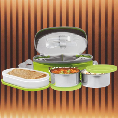IDEAL PRIME SS2 LB_848 3 Containers Lunch Box(1000 ml, Thermoware)