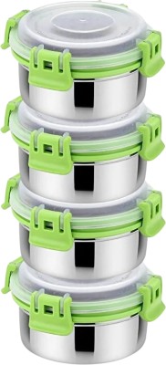 KARFE Lunch Box Stainless Steel Airtight Leak proof Lock N Lock Storage Containers 4 Containers Lunch Box(300 ml)