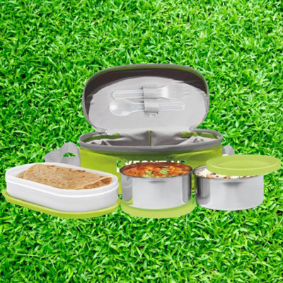 IDEAL PRIME SS2 LB_708 3 Containers Lunch Box(1000 ml, Thermoware)