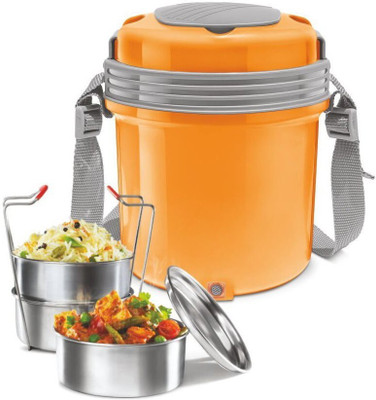 MILTON NewElectron 3 Containers Lunch Box(350 ml, Thermoware)