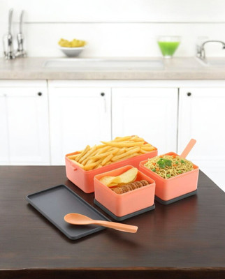 JORDY Lunch box 3pc Container-21 3 Containers Lunch Box(750 ml)