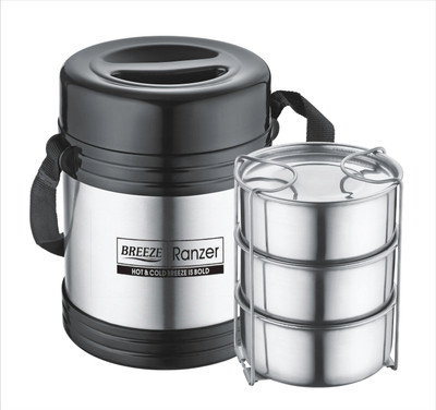 BREEZE ranzer 3 Containers Lunch Box(750 ml, Thermoware)