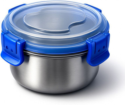 HAHM Stainless steel lock n lock blue color containers 325 Ml set of 1 Containers Lunch Box(325 ml)