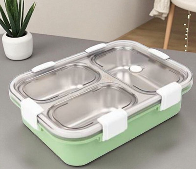 HPHCRAFTT Stainless_Steel_Lunch box_A295 3 Containers Lunch Box(1001 ml)