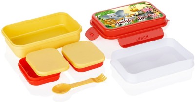 Harvi Enterprise Chhota Bheem Lunch Box/Kids Lunch Box/Office, School, College Lunch Box 2 Containers Lunch Box(1300 ml, Thermoware)