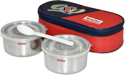 homfine Lunch Box with 2 Containers 2 Containers Lunch Box(200 ml, Thermoware)