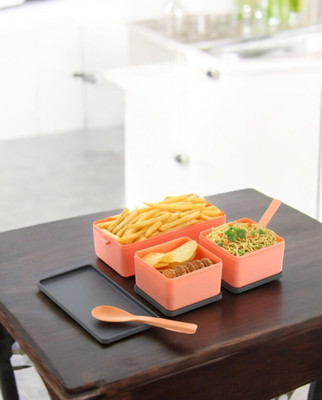 JORDY Lunch box 3pc Container-08 3 Containers Lunch Box(750 ml)