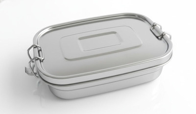 Aramex Stainless-Steel Lunch Box for Office 1 Containers Medium Silver 1 Containers Lunch Box(1000 ml, Thermoware)