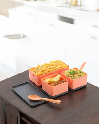 JORDY Lunch box 3pc Container-50 3 Containers Lunch Box(750 ml)
