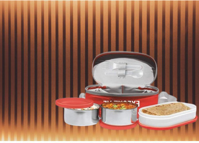 IDEAL PRIME SS2 LB_703 3 Containers Lunch Box(1000 ml, Thermoware)