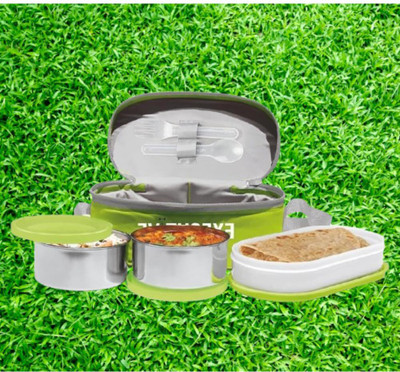IDEAL PRIME SS2 LB_711 3 Containers Lunch Box(1000 ml, Thermoware)