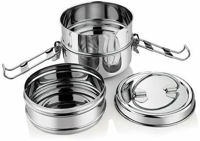 alloyx stainless steel food grade 3 container clip carrier 3 Containers Lunch Box(1200 ml)