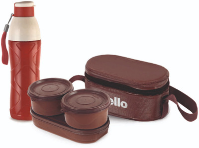 cello happy eater and cool x 600 3 Containers Lunch Box(1145 ml, Thermoware)