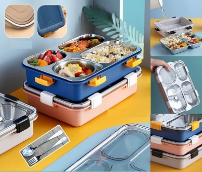 Umiya Enterprise Insulated Lunch Box Stainless Steel Tiffin 4 Containers Lunch Box(1000 ml, Thermoware)