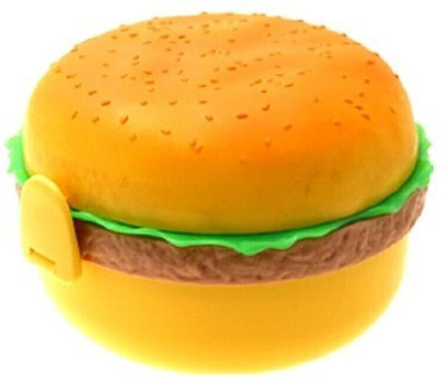 SOHAM Trendy Burger Shape Round 3 Containers Lunch Box 3 Containers Lunch Box(350 ml, Thermoware)