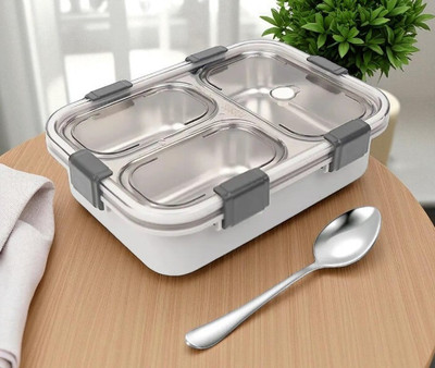 HPHCRAFTT Stainless_Steel_Lunch box_A183 3 Containers Lunch Box(1001 ml)