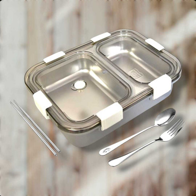 ZingZest Plastic Fridge Container  - 750 ml(Grey)