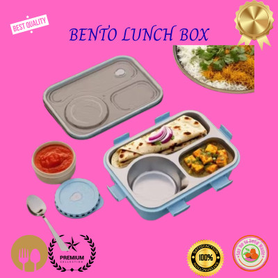 EVARA INTERNATIONAL Lunch Box for Kids Compartment Insulated Stainless Steel Tiffin Box for KID_L206 3 Containers Lunch Box(750 ml, Thermoware)